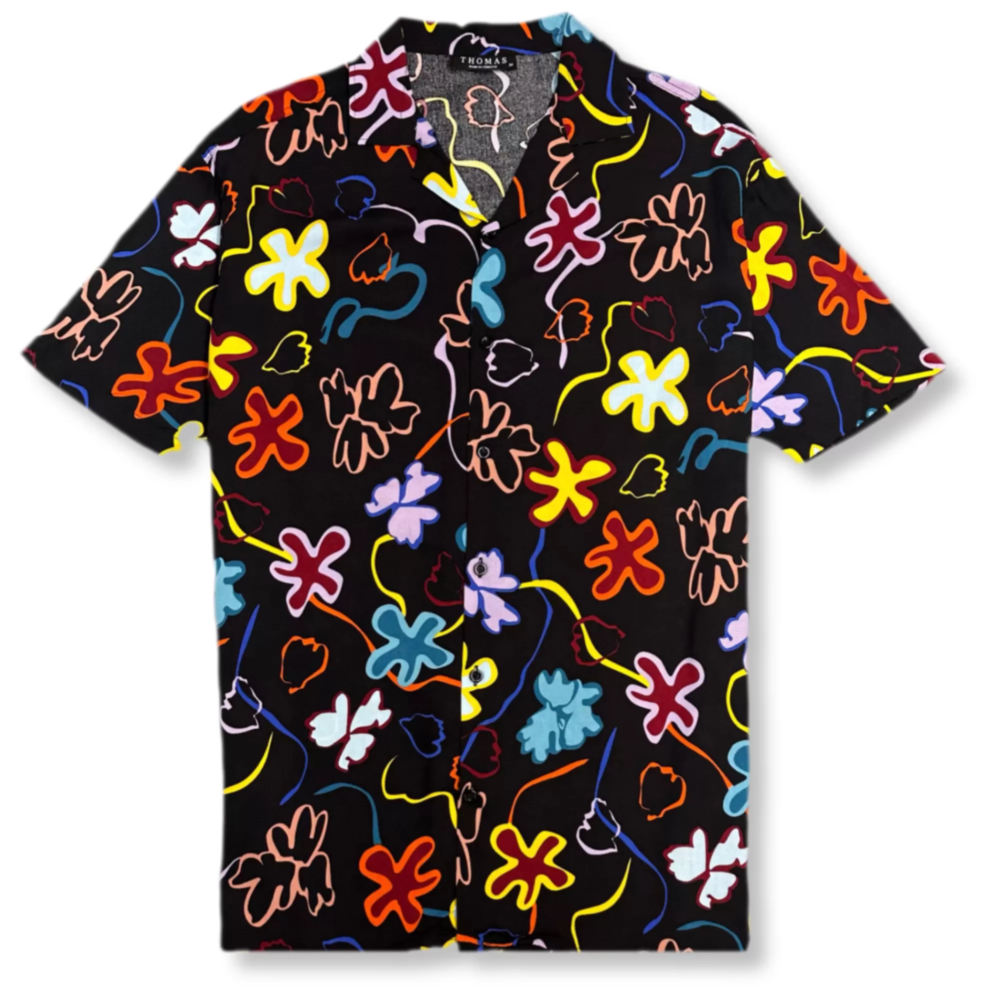 Teague Tropical Resort Revere Collar Shirt | New Edition Fashion New