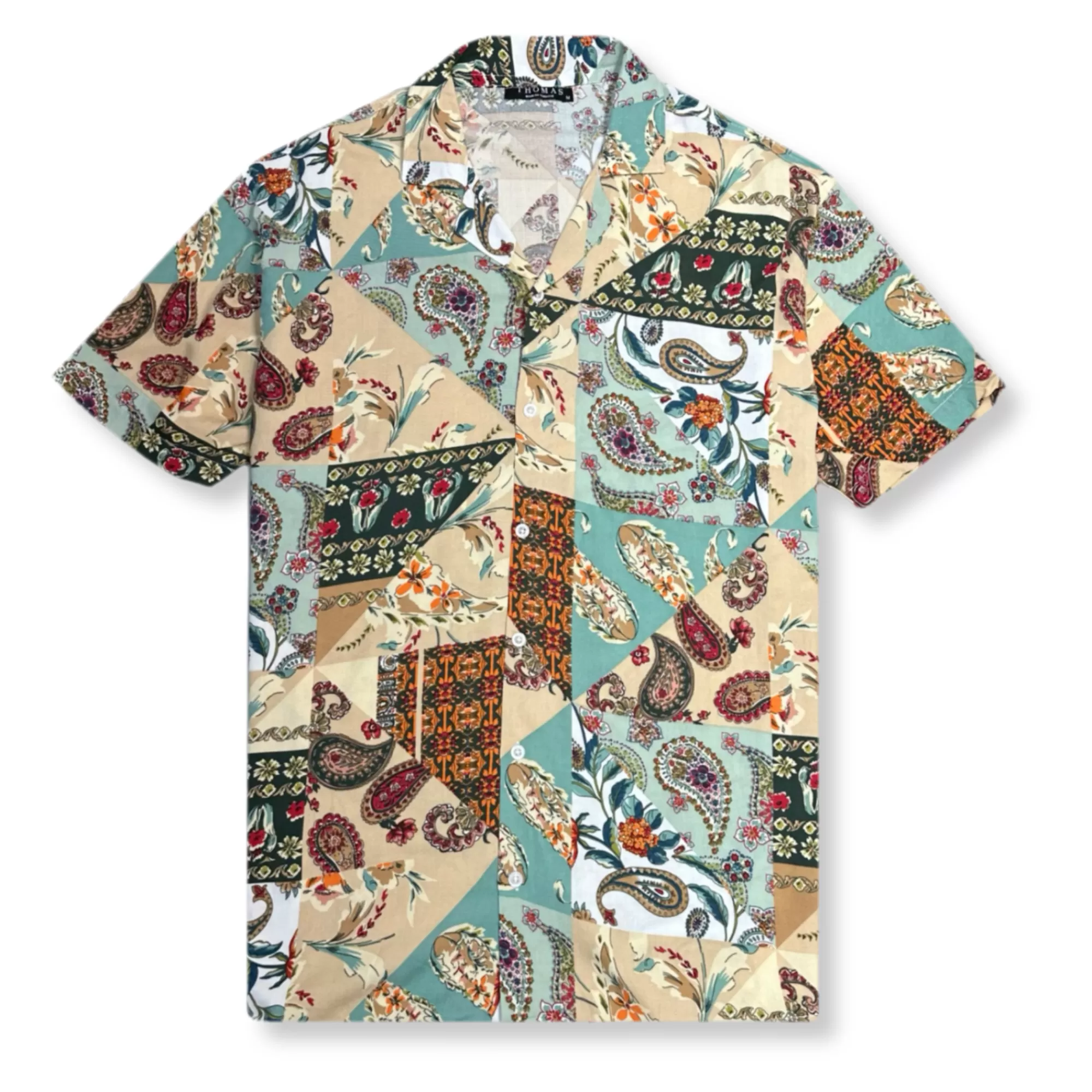 Tebow Tropical Revere Collar Shirt | New Edition Fashion Best