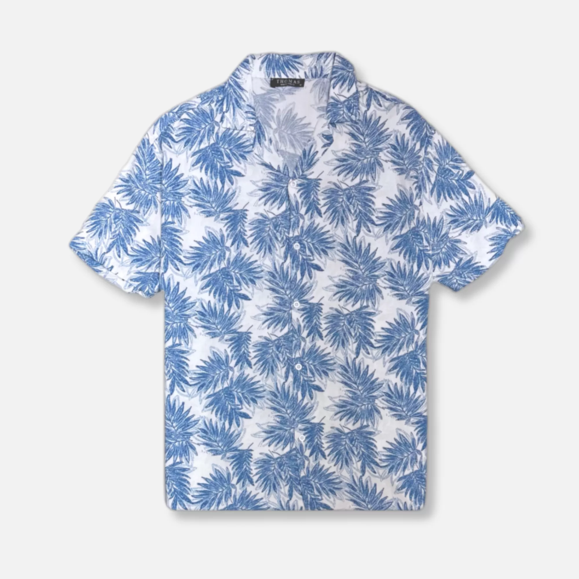 Terry Tropical Revere Collar Shirt | New Edition Fashion Clearance