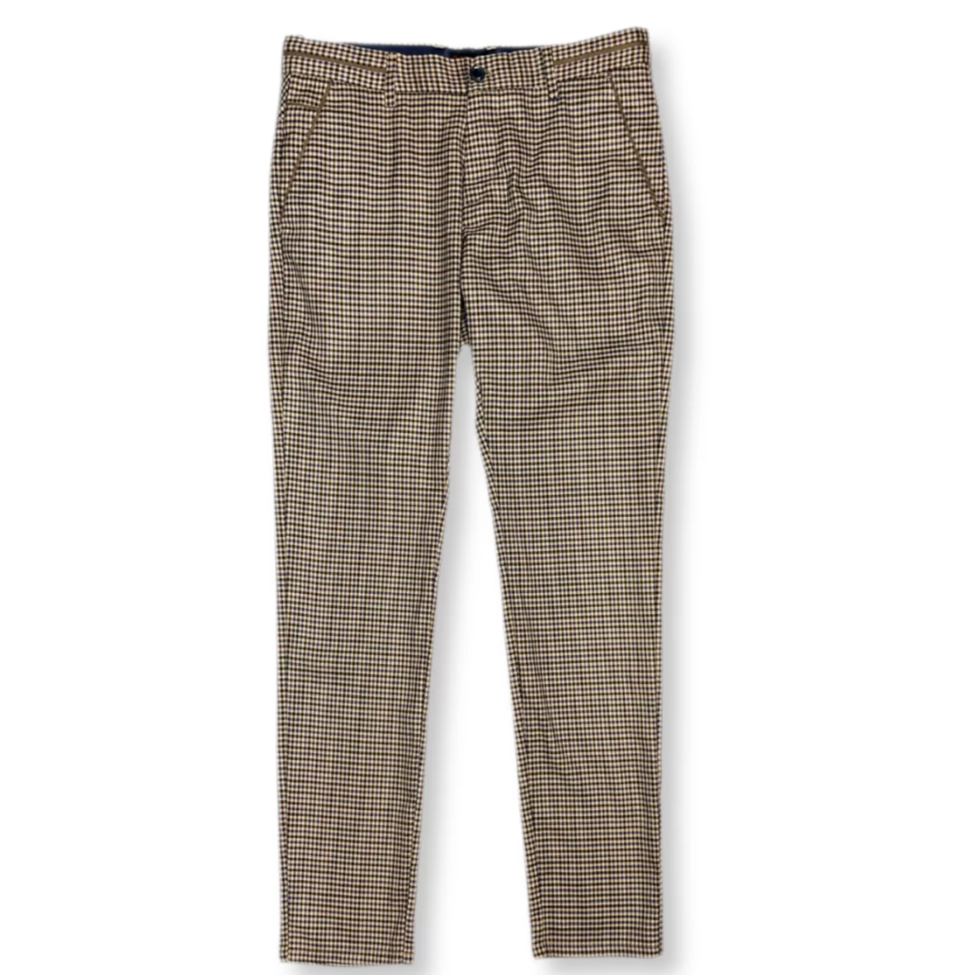 Tessaro Slim Fit Plaid Pants | New Edition Fashion Sale