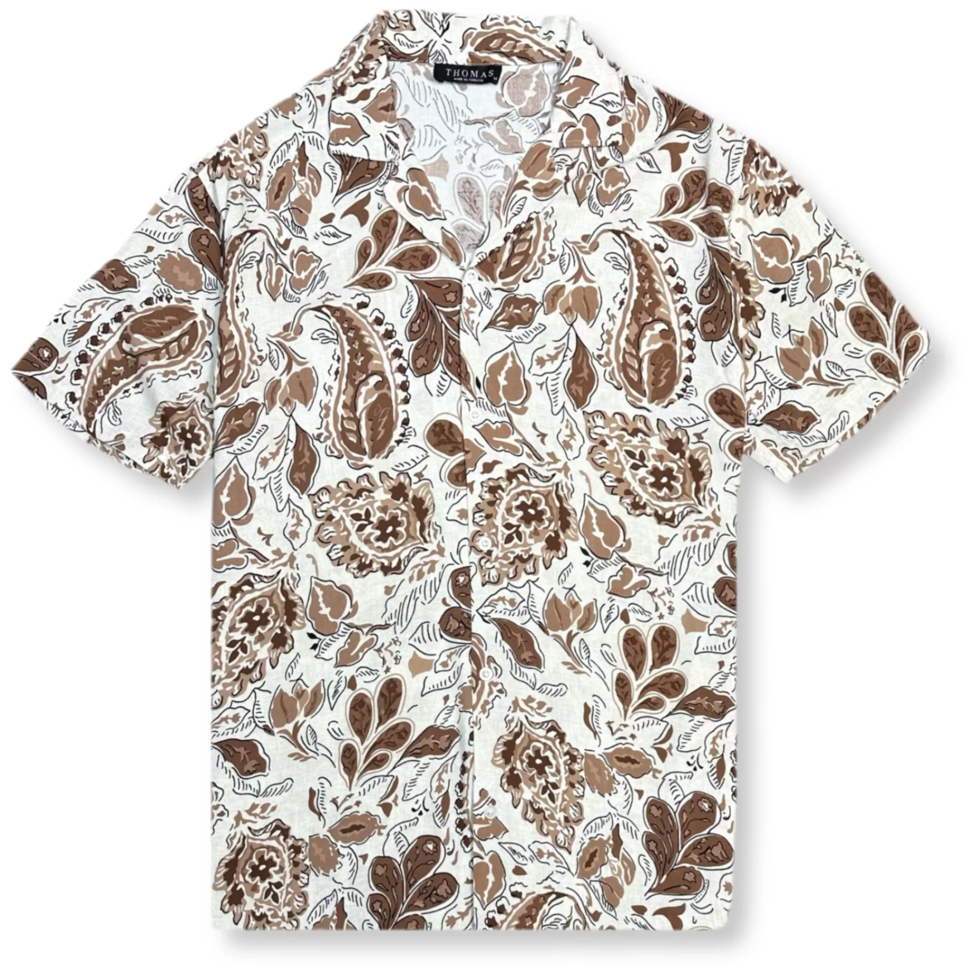 Theo Tropical Revere Collar Shirt | New Edition Fashion Flash Sale