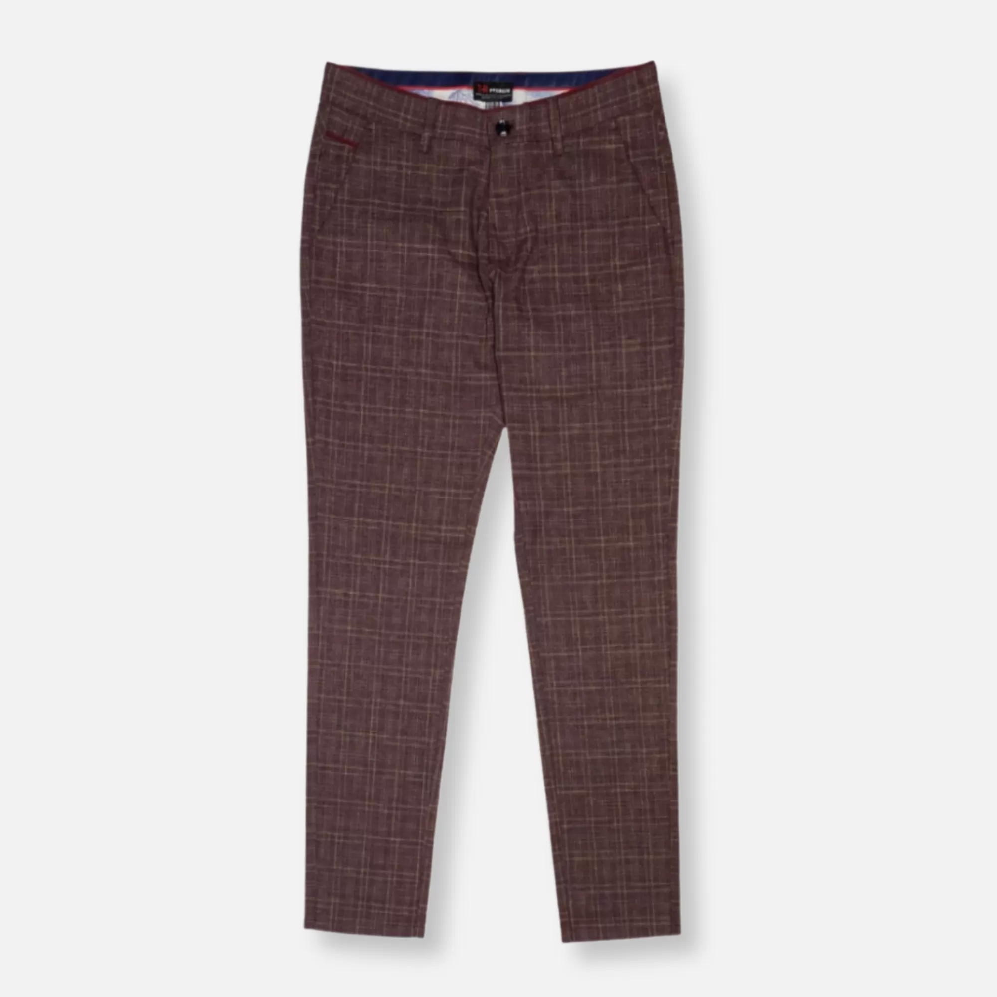 Trenton Slim Fit Plaid Pants | New Edition Fashion Shop