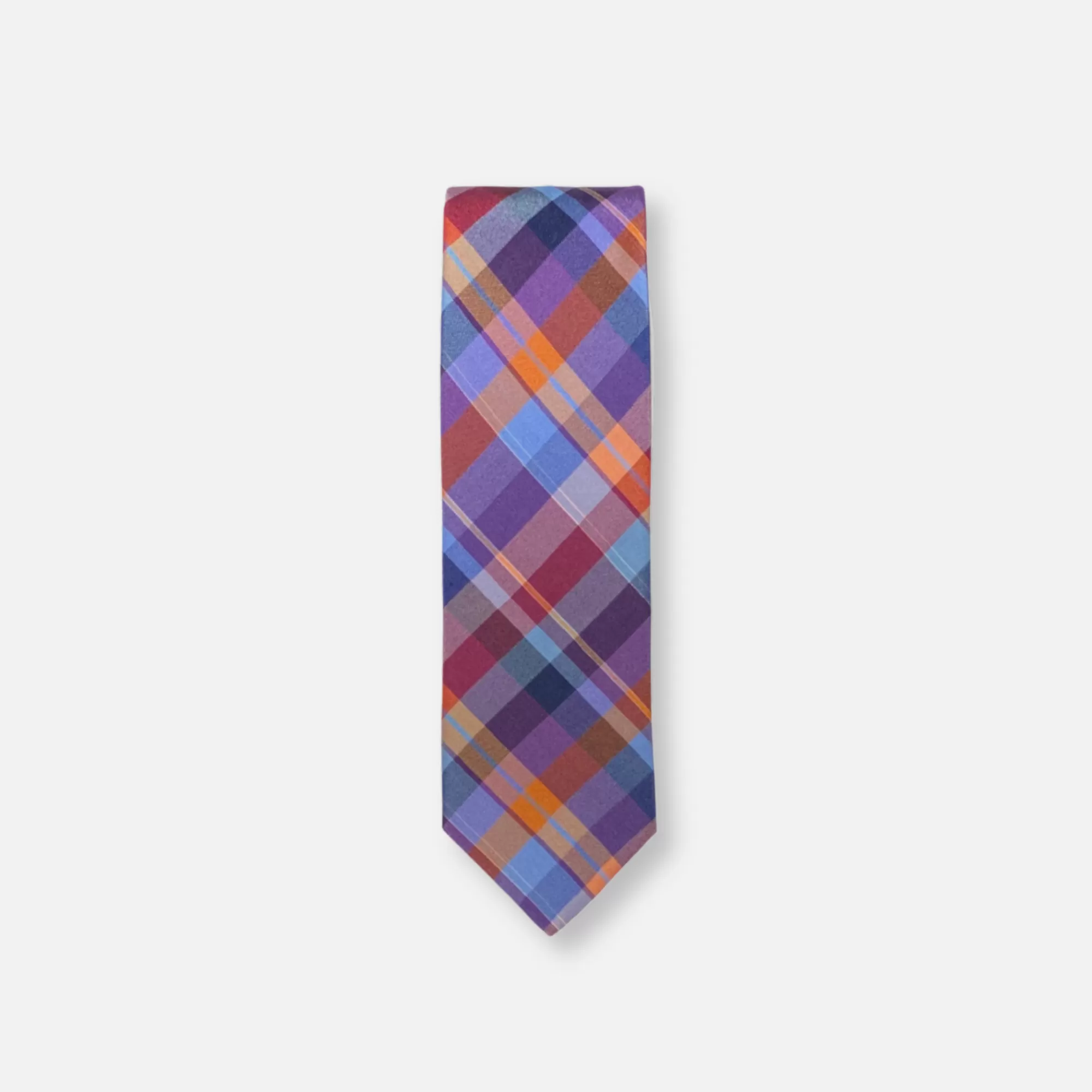 Tullis Slim Plaid Necktie | New Edition Fashion Outlet