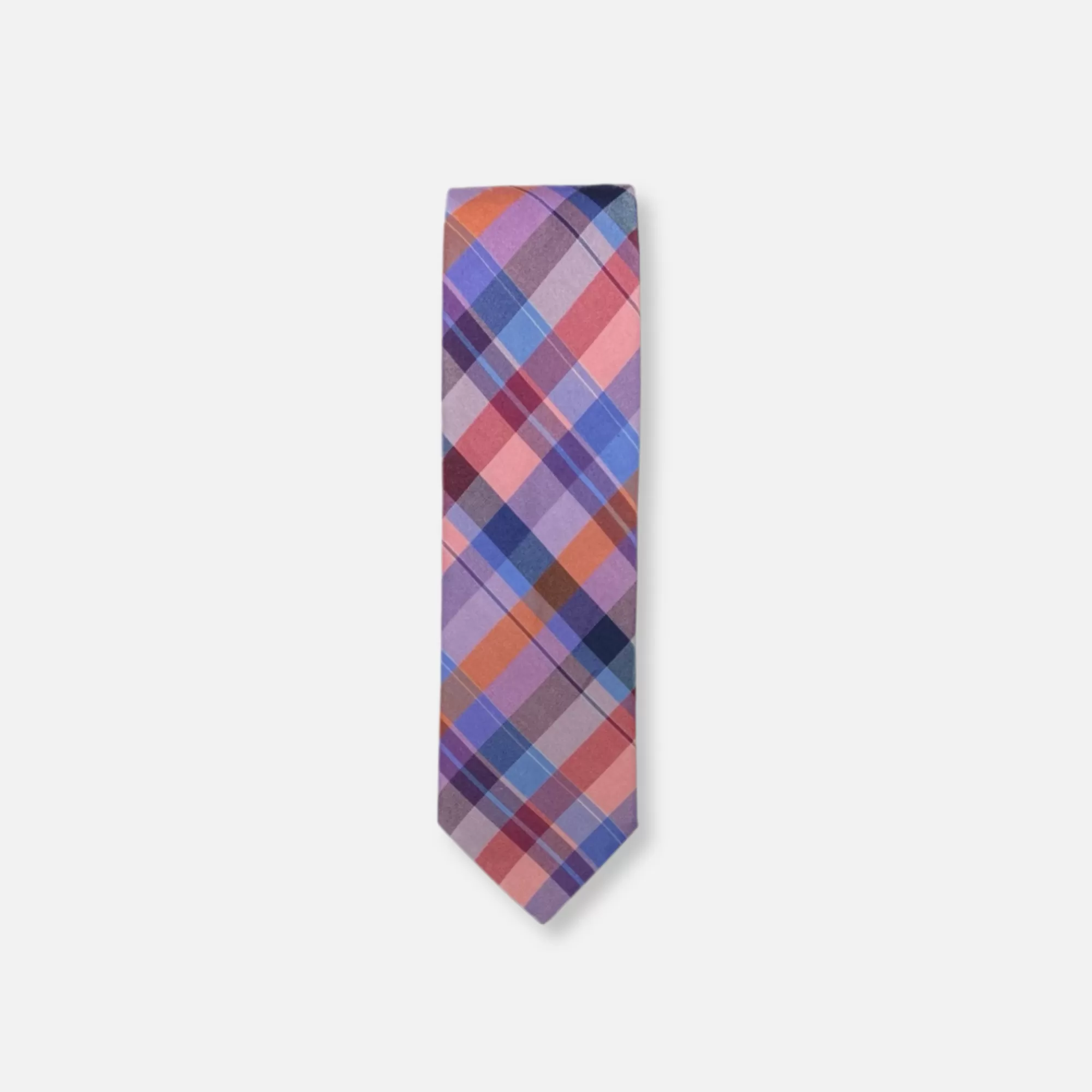 Tullis Slim Plaid Necktie | New Edition Fashion New