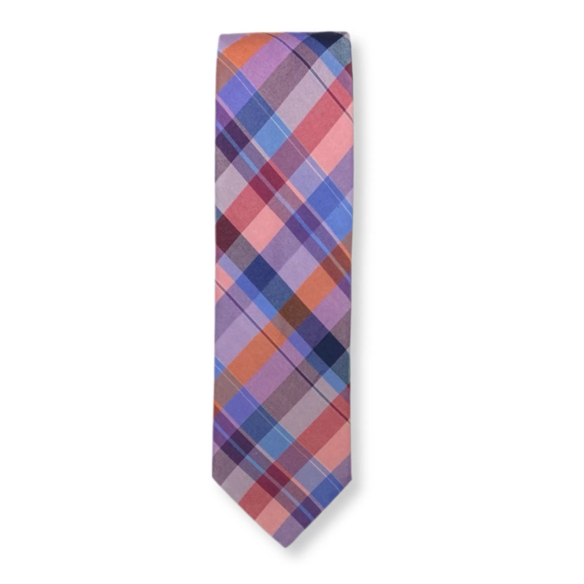 Tullis Slim Plaid Necktie | New Edition Fashion New