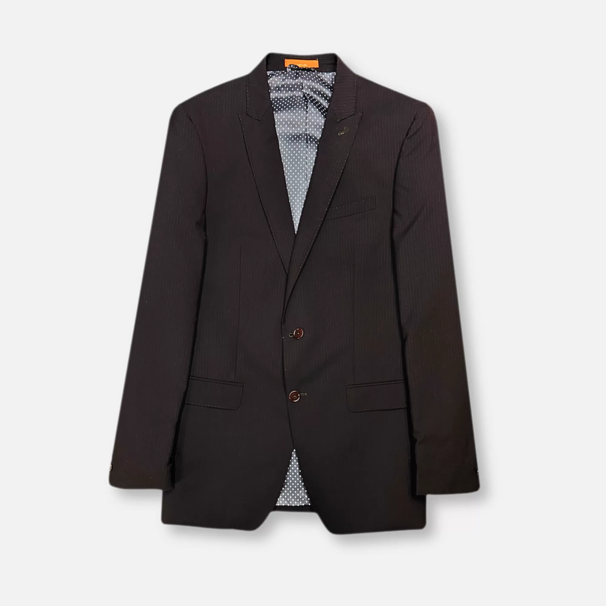 Vasc Striped Peak Lapel Suit | New Edition Fashion Shop