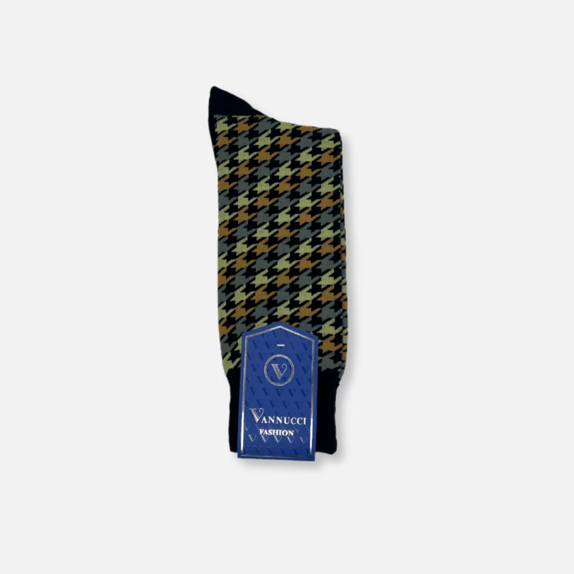 Vellucci Houndstooth Fashion Socks | New Edition Fashion Store