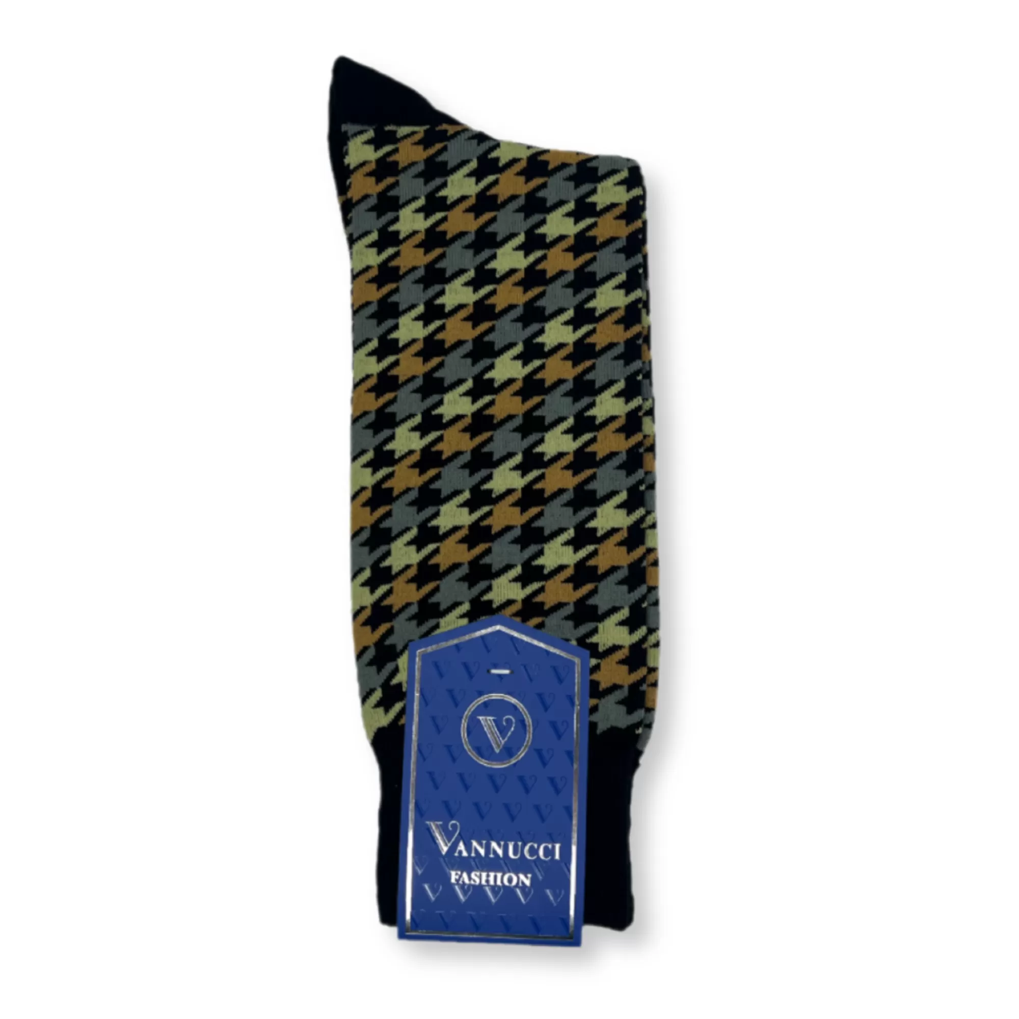 Vellucci Houndstooth Fashion Socks | New Edition Fashion Store