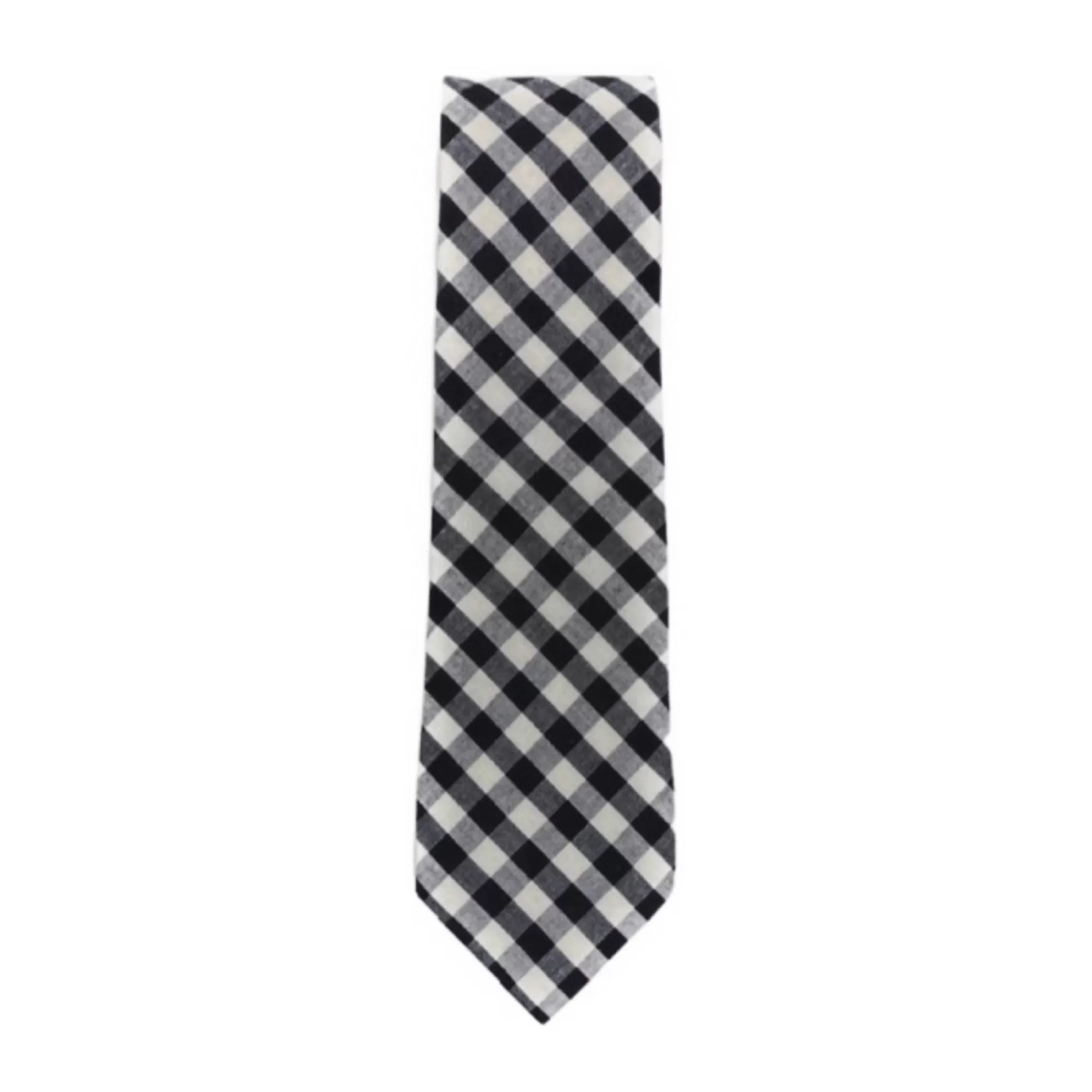 Zareck Plaid Skinny Neck Tie | New Edition Fashion Flash Sale